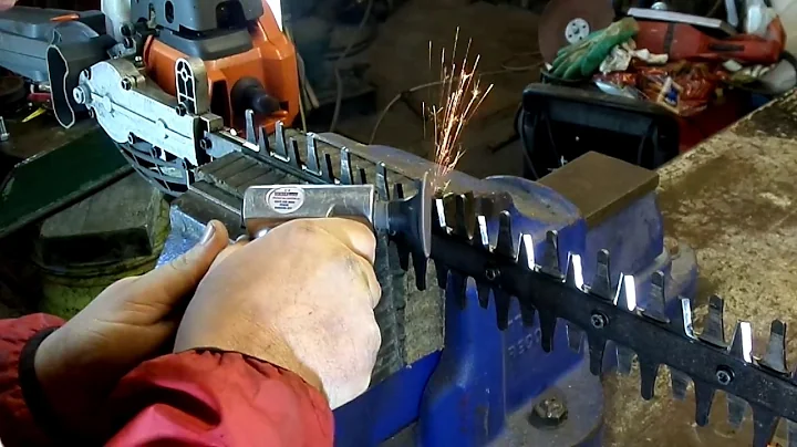 How To Sharpen Hedge Trimmer Blades The Easy Way