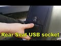 How to install a Rear Seat USB socket (ford mondeo mk3)