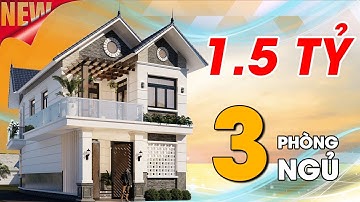 Mẫu nhà MÁI THÁI cực đẹp với rất nhiều CÔNG NĂNG TIỆN ÍCH chỉ với 1.5 tỷ | MH02105