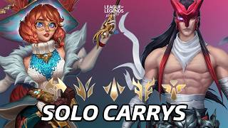 THE BEST SOLO CARRY CHAMPIONS FOR WILD RIFT PATCH 7.3C AND THEIR BUILDS 🔥