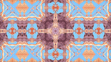 VJ Loop #153 Kaleidoscope Video Background Screensaver 1 Min