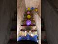 👣🎈💥 Challenge the staircase obstacle course and pop the colorful balloons! #balloon