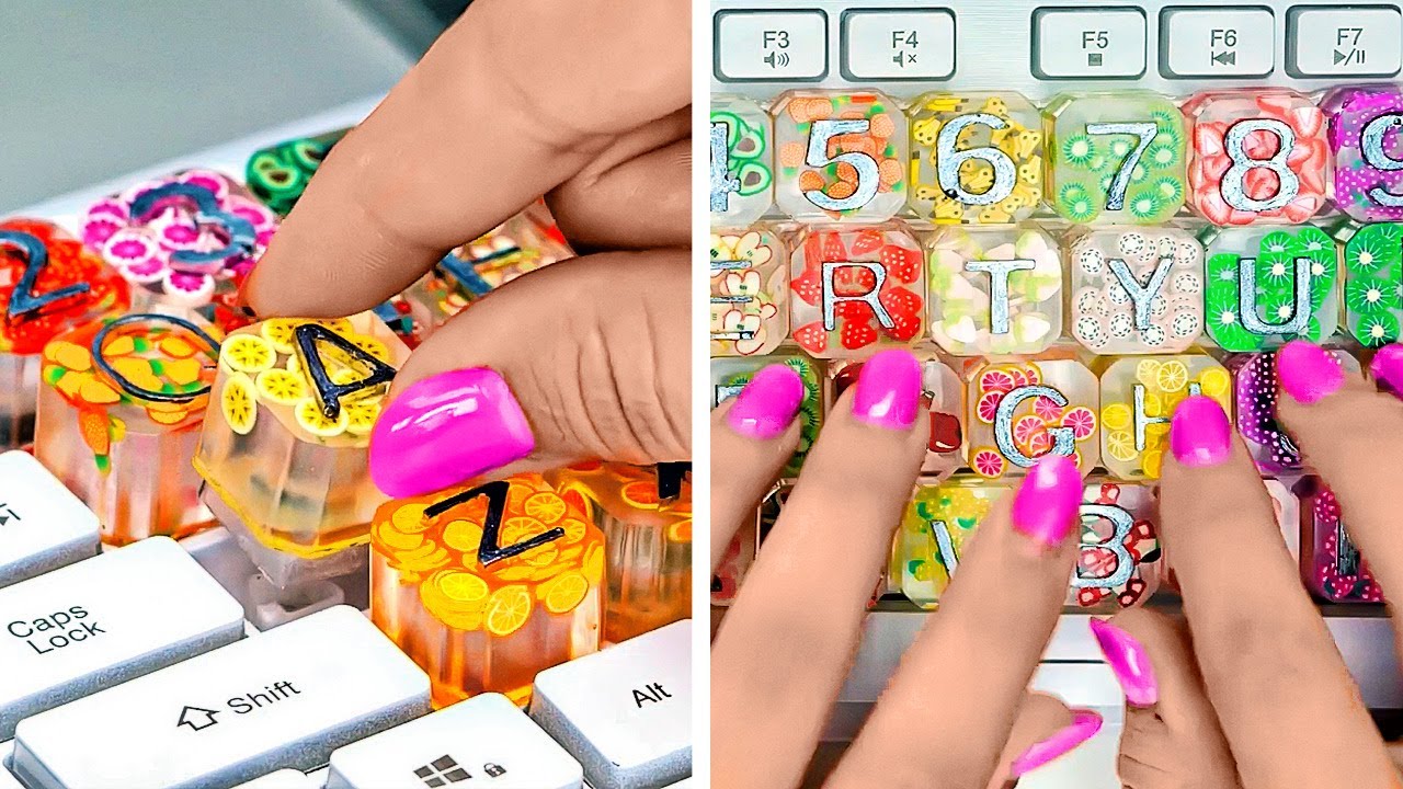 MAGNIFIQUES IDÉES DIY AVEC DE LA RÉSINE || BIJOUX, DÉCORS POUR LA MAISON ET CRÉATIONS MINIATURES