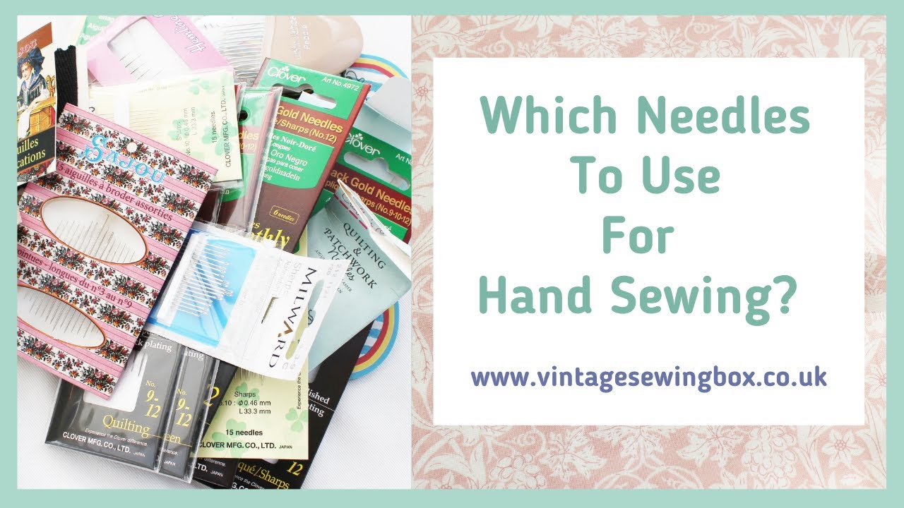 ▻ 📍 15 TYPES OF HAND SEWING NEEDLES and what each one is for 