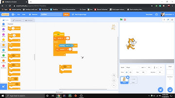 Scratch 3.0 - How to make a sprite jump like Mario (Using gravity)