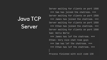 Server - Multithreaded Java Chat Room Project