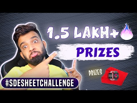 Striver's SDE SHEET CHALLENGE | Best Way to Get INTERVIEW READY in 60 DAYS | 1.5L+ PRIZES 🔥