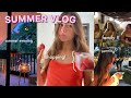 Summer day in my life vlog productive  fun shopping tanning  more