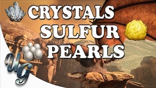 Pearls Sulfur And Crystals Scorched Earth Ark Survival Evolved Youtube