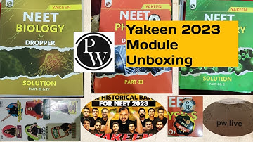 Yakeen 2023 module unboxing|| #yakeen2023 @PhysicsWallah #unboxing #pwians #neet202