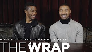 'Black Panther' Stars Chadwick Boseman and Michael B Jordan on 'Broadening People's Bandwidth'