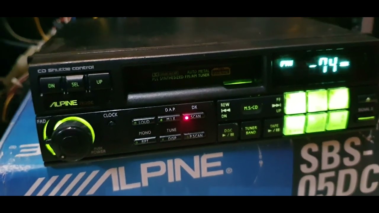 ALPINE 7618J 3348 5957 CD-Shuttle オーディオ ALPINE 7618J 3348 5957 CD-Shuttle オーディオ Alpine 7620 E