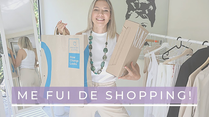 Me fui de shopping!