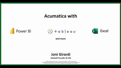 Quick Thoughts on DataSelf for Acumatica ERP