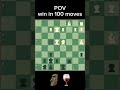 POV win in 100 moves 🗿🍷 #chess #edit #shorts #beethoven #remix #pov #short #shortvideo #shortsvideo