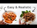 Easy meals i make all the time quick vegan  satisfying