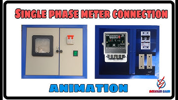 Single Phase Meter connection l  kit kat fuse , MCB Wire connection l House Wiring