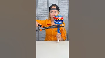 Small Lollipop VS Giant Lollipop? #shorts by Leisi Family