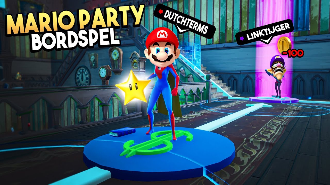 *BORDSPEL* MARIO PARTY IN FORTNITE! (met LinkTijger)