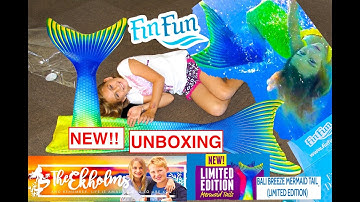 The UNBOXING A FIN FUN MERMAID TAIL video ~ BALI BREEZE | Theekholms