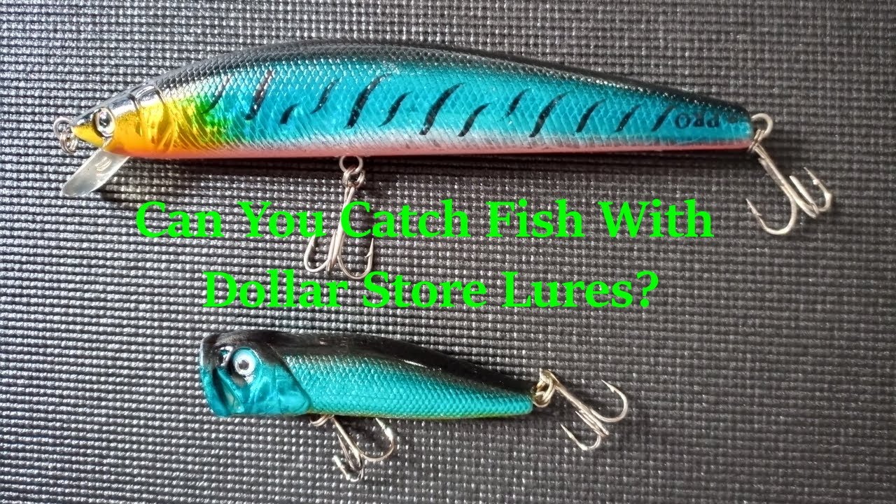 Can You Catch Fish With Dollar Store Lures? YouTube