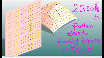 25005 - Pattern Based Family Exercise in Revit
