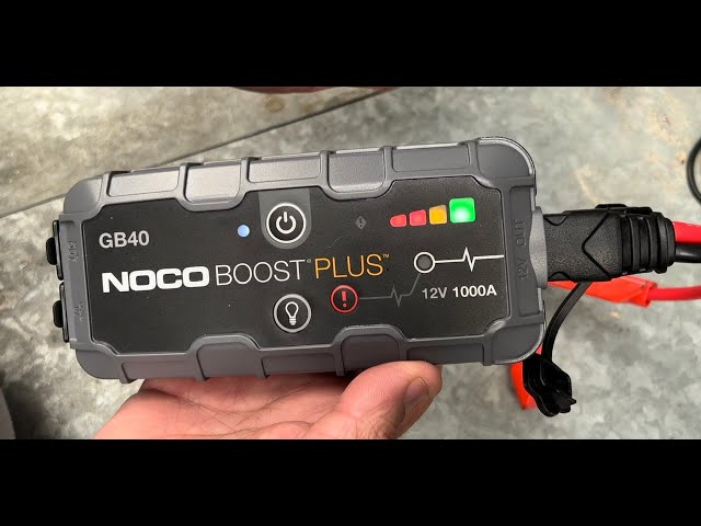Noco boost plus gb40 1000amp lithium jump starter 