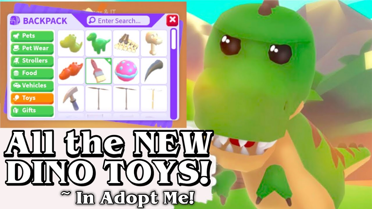 all dino toys in adopt me
