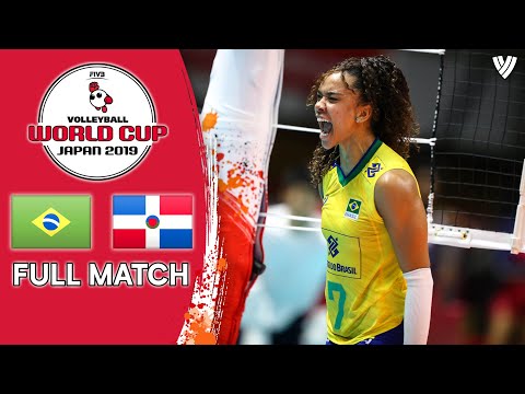 Brazil Dominican Republic Full Match Women S Volleyball World Cup 2019