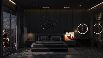 3Ds Max Bedroom Interior Tutorial Modeling Design Vray Render + Photoshop