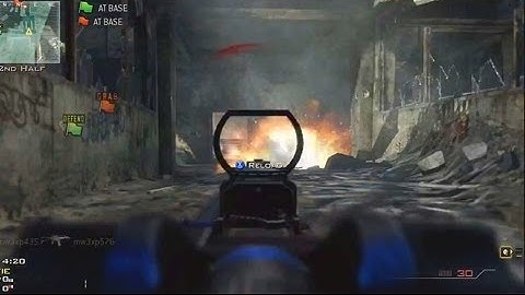 MW3 Multiplayer Gameplay: Scar CTF on Dome (Modern Warfare 3)