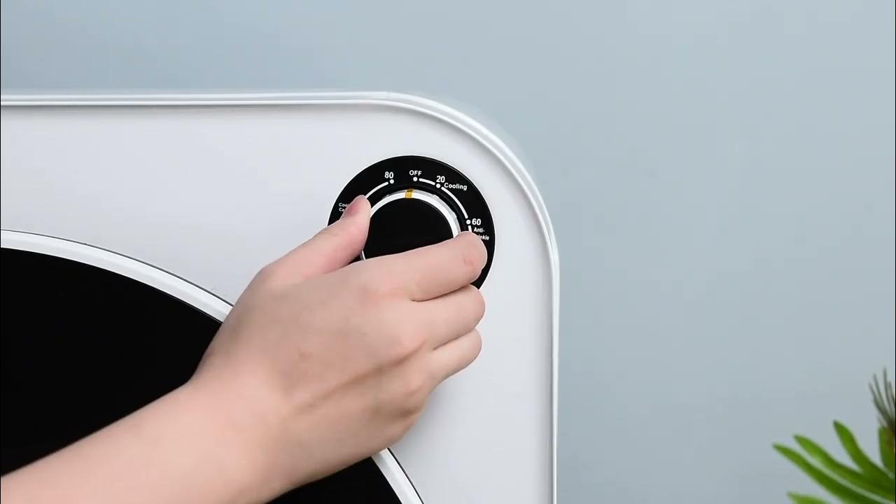 Mini sèche-linge 850w 2,5 kg au mur et pose libre, minuterie 200