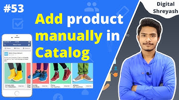 How to Add Product Manually in Catalog | Facebook Commerce Manager | Facebook Ads Course