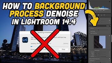 Batch Process Denoise IN THE BACKGROUND in Lightroom 14.4 with this workaround