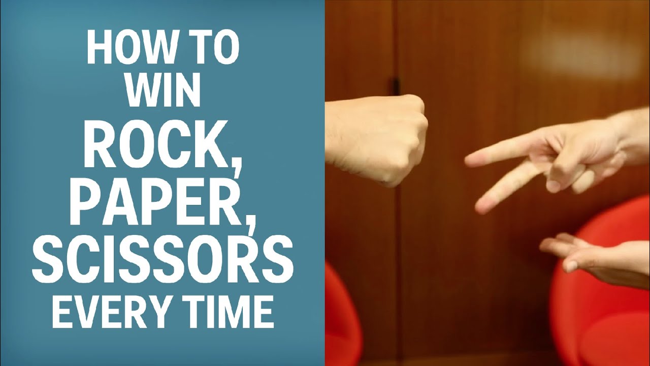 Rock, Paper, scissors. the most epic game EVER!!! (The game not  included btw you just lost the game :P)