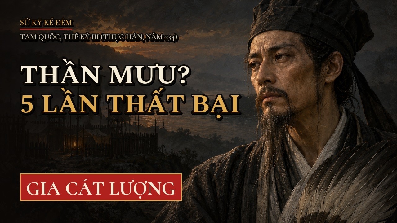 Gia Cát Lượng: Thần Mưu Mà 5 Lần Bắc Phạt Đều Không Thành? Sự Thật Chính Sử | Sử Ký Kể Đêm
