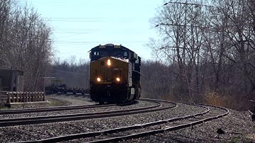 CSX Intermodal Train Eastbound 4K UHD