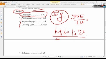 Experiment No 04 Dyeing of cotton fabric with direct dyes