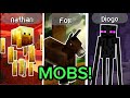 Vivendo como mobs no mainecraft com meus amigos (+13) #meusamigos #animais #mainecraft