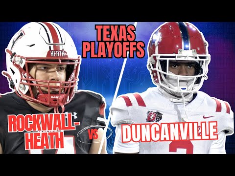 😳 CAN ANYONE STOP THEM?! Duncanville vs Rockwall-Heath | TXHSFB PLAYOFF Heat 🔥