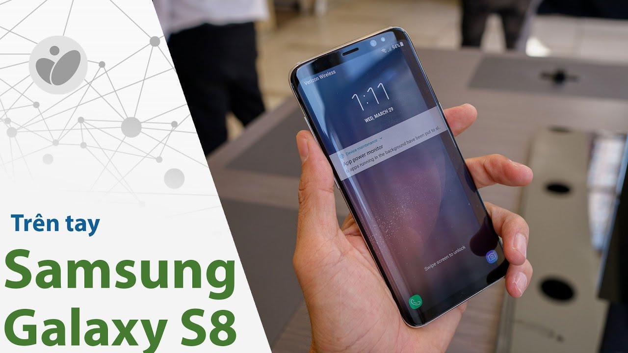 Chiếc điện thoại Samsung Galaxy S8 là một thiết bị đầy tiện ích và hấp dẫn. Hãy thưởng thức những hình ảnh hoàn hảo của chiếc điện thoại đầy tối tân này, với màn hình tràn cạnh và khả năng chụp hình tuyệt vời.