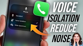 How To Use Voice isolation on iPhone | How To Reduce Background Noise in iPhone Call |