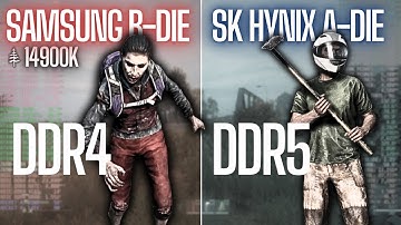 B-Die DDR4 vs A-Die DDR5 \\ DayZ 1440