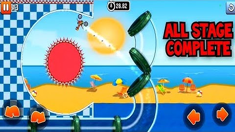 Moto X3M Bike Race Game | All Stage 15 Complete | Moto X3M Racing Gameplay