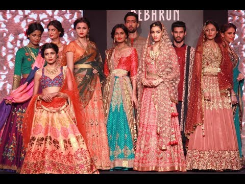 bridal wear shops Aditi Rao Hydari And Chitrangada Singh Walk For Debarun | India Couture Week 2015