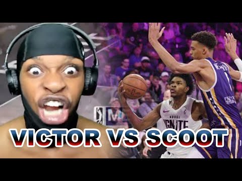Victor Wembanyama vs Scoot Henderson CRAZY Reaction | LIFE