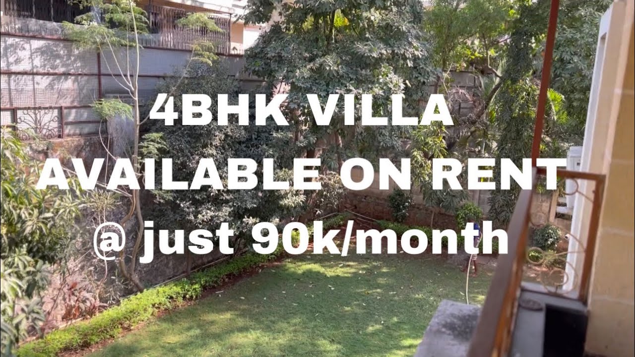 4BHK FURNISHED VILLA ON RENT AT COSMOS HAWAIIAN PHASE2 just 90k