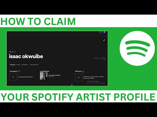 How to Claim My Spotify Artist Account class=