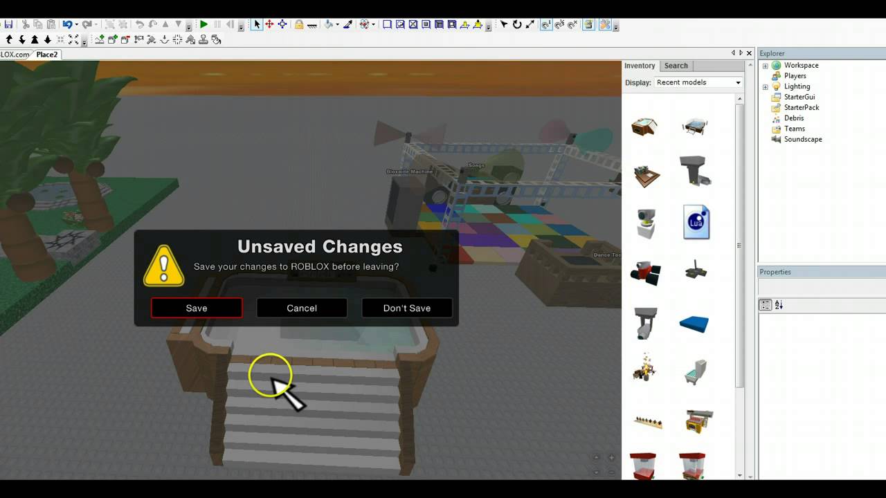 How to make a hot tub in roblox - YouTube