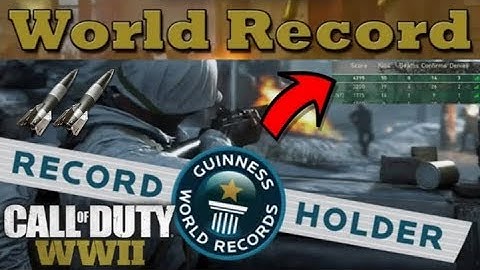 COD WW2 *WORLD RECORD* (50 - 0) KILL CONFIRMED V2_ROCKET GAMEPLAY (CALL OF DUTY WWII)